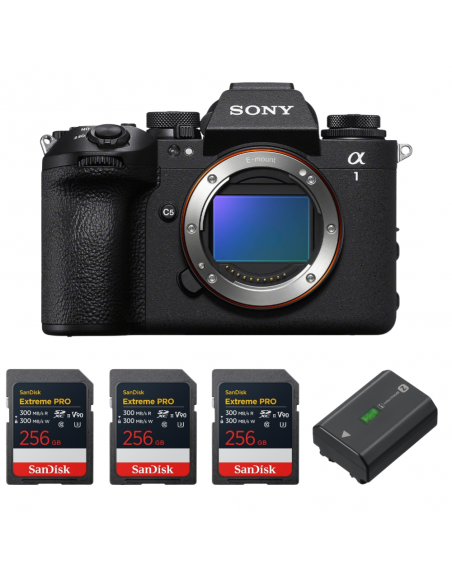 Sony alpha 1 II + 3 SanDisk 256GB Extreme PRO UHS-II SDXC + Sony NP-FZ100|MCZ DIRECT