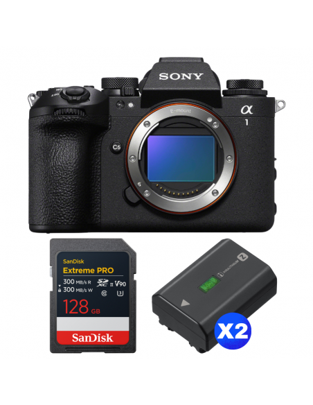 Sony alpha 1 II + 1 SanDisk 128GB Extreme PRO UHS-II SDXC + 2 Sony NP-FZ100|MCZ DIRECT