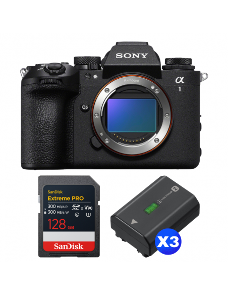 Sony alpha 1 II + 1 SanDisk 128GB Extreme PRO UHS-II SDXC + 3 Sony NP-FZ100|MCZ DIRECT