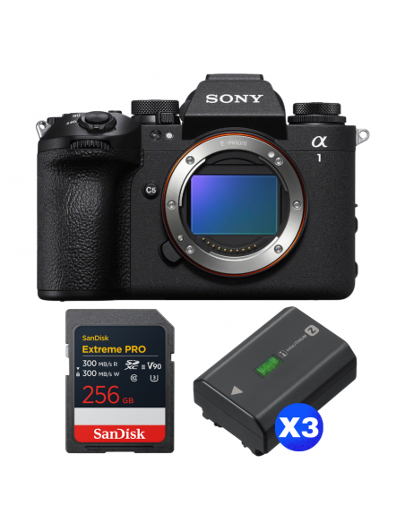 Sony alpha 1 II + 1 SanDisk 256GB Extreme PRO UHS-II SDXC + 3 Sony NP-FZ100|MCZ DIRECT