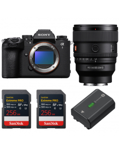 Sony alpha 1 II + FE 85mm f/1.4 GM II + 2 SanDisk 256GB Extreme PRO UHS-II SDXC + Sony NP-FZ100