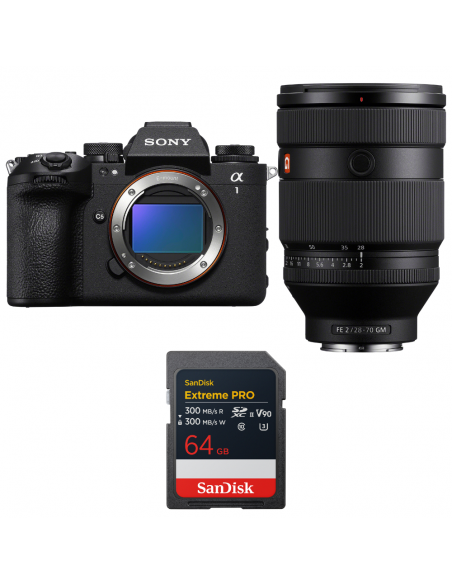 Sony alpha 1 II + FE 28-70mm f/2 GM + 1 SanDisk 64GB Extreme PRO UHS-II SDXC|MCZ DIRECT