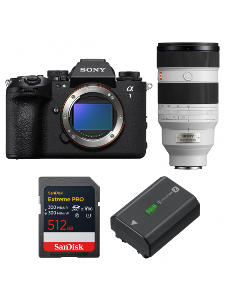 Sony alpha 1 II + FE 50-150mm f/2 GM + 1 SanDisk 512GB Extreme PRO UHS-II SDXC + Sony NP-FZ100