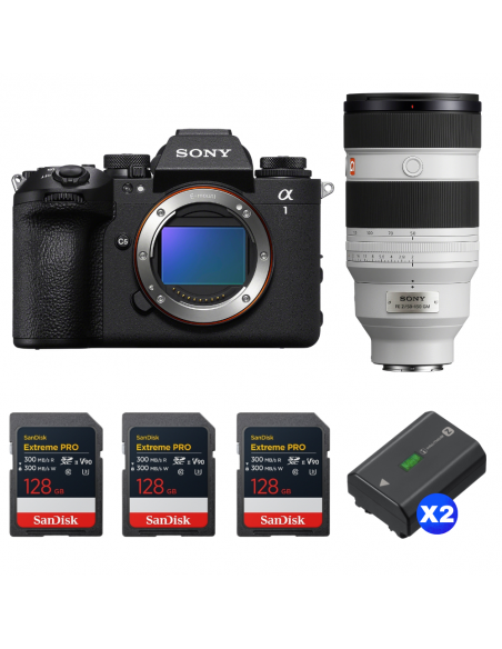 Sony alpha 1 II + FE 50-150mm f/2 GM + 3 SanDisk 128GB Extreme PRO UHS-II SDXC + 2 Sony NP-FZ100|MCZ DIRECT