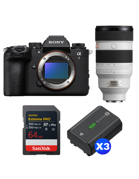 Sony alpha 1 II + FE 50-150mm f/2 GM + 1 SanDisk 64GB Extreme PRO UHS-II SDXC + 3 Sony NP-FZ100|MCZ DIRECT