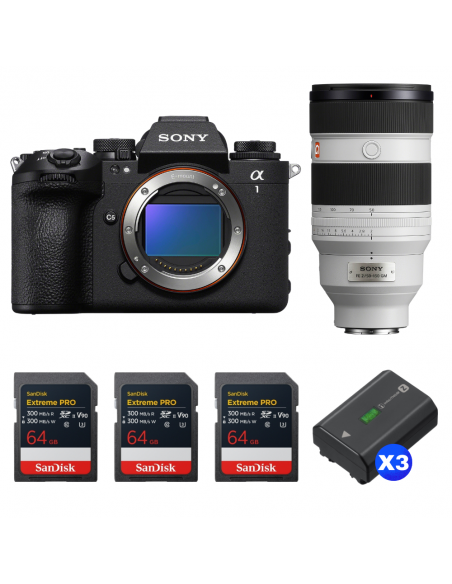 Sony alpha 1 II + FE 50-150mm f/2 GM + 3 SanDisk 64GB Extreme PRO UHS-II SDXC + 3 Sony NP-FZ100|MCZ DIRECT