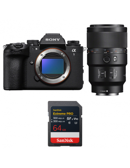 Sony alpha 1 II + FE 90mm f/2.8 Macro G OSS + 1 SanDisk 64GB Extreme PRO UHS-II SDXC|MCZ DIRECT