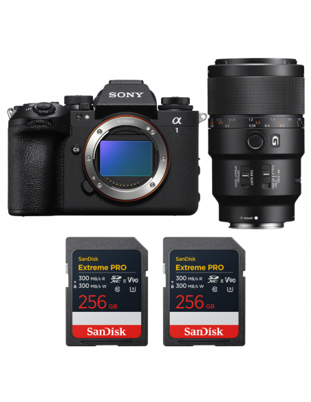 Sony alpha 1 II + FE 90mm f/2.8 Macro G OSS + 2 SanDisk 256GB Extreme PRO UHS-II SDXC|MCZ DIRECT