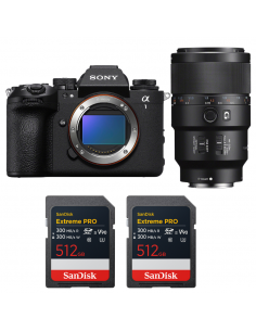 Sony alpha 1 II + FE 90mm f/2.8 Macro G OSS + 2 SanDisk 512GB Extreme PRO UHS-II SDXC