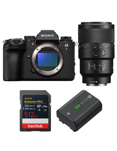 Sony alpha 1 II + FE 90mm f/2.8 Macro G OSS + 1 SanDisk 512GB Extreme PRO UHS-II SDXC + Sony NP-FZ100|MCZ DIRECT