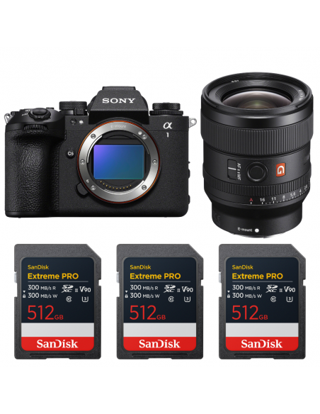 Sony alpha 1 II + FE 24mm f/1.4 GM + 3 SanDisk 512GB Extreme PRO UHS-II SDXC|MCZ DIRECT