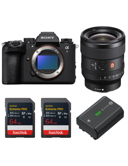 Sony alpha 1 II + FE 24mm f/1.4 GM + 2 SanDisk 64GB Extreme PRO UHS-II SDXC + Sony NP-FZ100|MCZ DIRECT