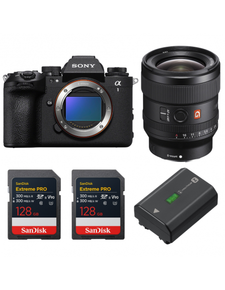 Sony alpha 1 II + FE 24mm f/1.4 GM + 2 SanDisk 128GB Extreme PRO UHS-II SDXC + Sony NP-FZ100|MCZ DIRECT