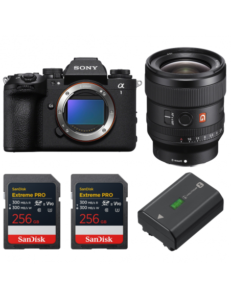 Sony alpha 1 II + FE 24mm f/1.4 GM + 2 SanDisk 256GB Extreme PRO UHS-II SDXC + Sony NP-FZ100|MCZ DIRECT