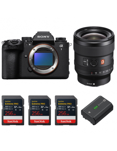 Sony alpha 1 II + FE 24mm f/1.4 GM + 3 SanDisk 256GB Extreme PRO UHS-II SDXC + Sony NP-FZ100|MCZ DIRECT