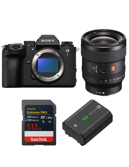 Sony alpha 1 II + FE 24mm f/1.4 GM + 1 SanDisk 512GB Extreme PRO UHS-II SDXC + Sony NP-FZ100|MCZ DIRECT