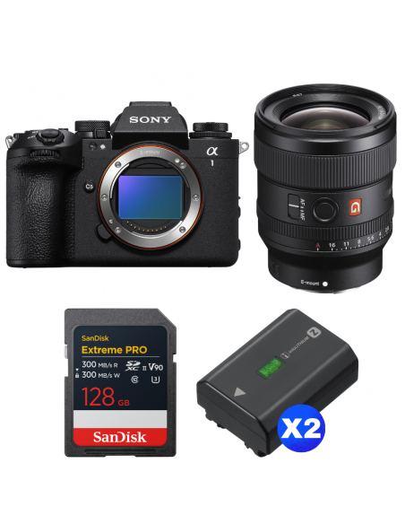 Sony alpha 1 II + FE 24mm f/1.4 GM + 1 SanDisk 128GB Extreme PRO UHS-II SDXC + 2 Sony NP-FZ100|MCZ DIRECT