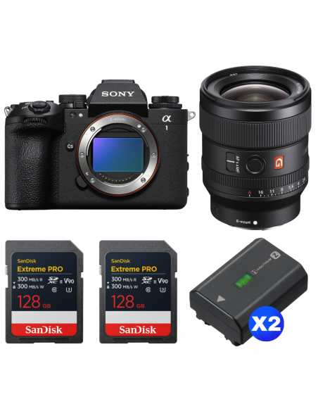 Sony alpha 1 II + FE 24mm f/1.4 GM + 2 SanDisk 128GB Extreme PRO UHS-II SDXC + 2 Sony NP-FZ100|MCZ DIRECT