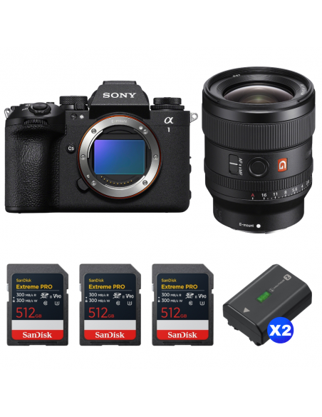 Sony alpha 1 II + FE 24mm f/1.4 GM + 3 SanDisk 512GB Extreme PRO UHS-II SDXC + 2 Sony NP-FZ100|MCZ DIRECT