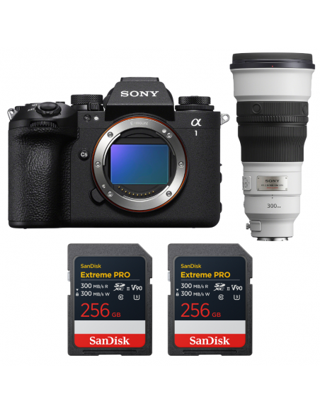 Sony alpha 1 II + FE 300mm f/2.8 GM OSS + 2 SanDisk 256GB Extreme PRO UHS-II SDXC|MCZ DIRECT