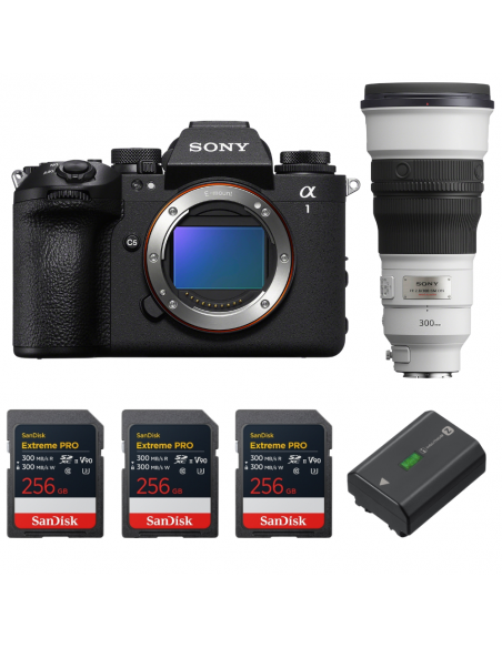 Sony alpha 1 II + FE 300mm f/2.8 GM OSS + 3 SanDisk 256GB Extreme PRO UHS-II SDXC + Sony NP-FZ100|MCZ DIRECT