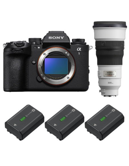 Sony alpha 1 II + FE 300mm f/2.8 GM OSS + 3 Sony NP-FZ100|MCZ DIRECT
