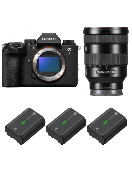 Sony alpha 1 II + FE 24-105mm f/4 G OSS + 3 Sony NP-FZ100|MCZ DIRECT
