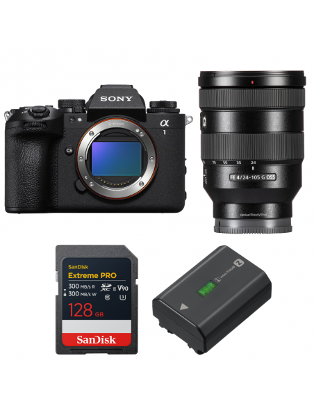 Sony alpha 1 II + FE 24-105mm f/4 G OSS + 1 SanDisk 128GB Extreme PRO UHS-II SDXC + Sony NP-FZ100|MCZ DIRECT