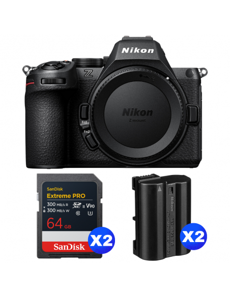 Nikon Z5 II + 2 SanDisk 64GB Extreme PRO UHS-II SDXC + 2 Nikon EN-EL15c|MCZ DIRECT