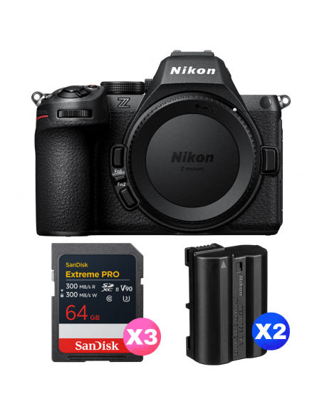 Nikon Z5 II + 3 SanDisk 64GB Extreme PRO UHS-II SDXC + 2 Nikon EN-EL15c|MCZ DIRECT