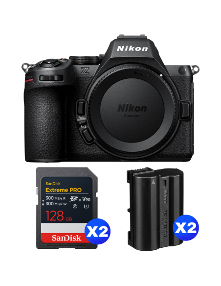 Nikon Z5 II + 2 SanDisk 128GB Extreme PRO UHS-II SDXC + 2 Nikon EN-EL15c|MCZ DIRECT