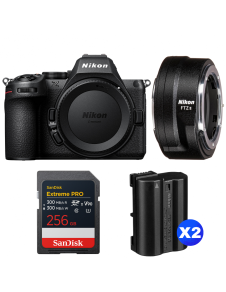 Nikon Z5 II + FTZ II + 1 SanDisk 256GB Extreme PRO UHS-II SDXC + 2 Nikon EN-EL15c|MCZ DIRECT