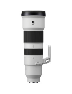 Objectif Sony FE 400-800mm f/6.3-8 G OSS avec collier de trépied, vue latérale Objectif Sony FE 400-800mm f/6.3-8 G OSS avec collier de trépied, vue latérale