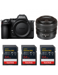 Nikon Z5 II + 24-50mm f/4-6.3 + 3 SanDisk 64GB Extreme PRO UHS-II SDXC