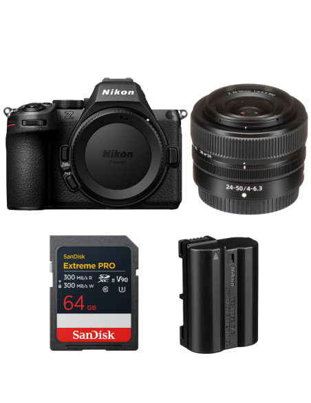 Nikon Z5 II + 24-50mm f/4-6.3 + 1 SanDisk 64GB Extreme PRO UHS-II SDXC + Nikon EN-EL15c|MCZ DIRECT