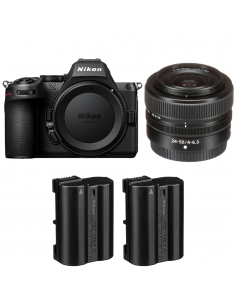 Nikon Z5 II + 24-50mm f/4-6.3 + 2 Nikon EN-EL15c