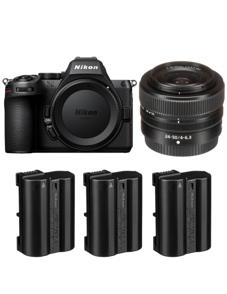 Nikon Z5 II + 24-50mm f/4-6.3 + 3 Nikon EN-EL15c|MCZ DIRECT