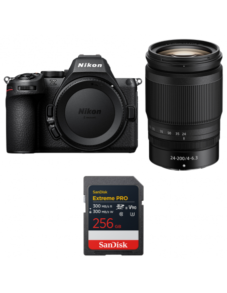 Nikon Z5 II + 24-200mm f/4-6.3 VR + 1 SanDisk 256GB Extreme PRO UHS-II SDXC + Nikon EN-EL15c|MCZ DIRECT