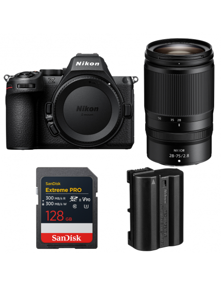 Nikon Z5 II + 28-75mm f/2.8 + 1 SanDisk 128GB Extreme PRO UHS-II SDXC + Nikon EN-EL15c|MCZ DIRECT