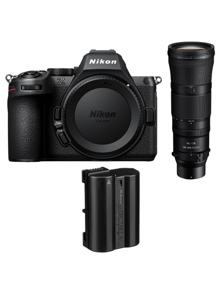 Nikon Z5 II + 180-600mm f/5.6-6.3 VR + 1 Nikon EN-EL15c|MCZ DIRECT