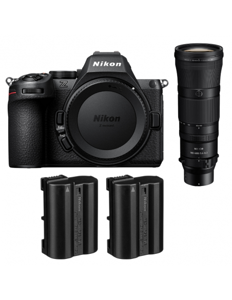 Nikon Z5 II + 180-600mm f/5.6-6.3 VR + 2 Nikon EN-EL15c|MCZ DIRECT