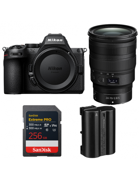 Nikon Z5 II + 24-70mm f/2.8 S + 1 SanDisk 256GB Extreme PRO UHS-II SDXC + Nikon EN-EL15c|MCZ DIRECT