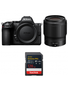 Nikon Z5 II + 50mm f/1.8 S + 1 SanDisk 128GB Extreme PRO UHS-II SDXC