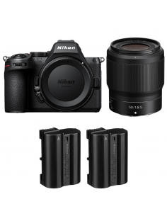 Nikon Z5 II + 50mm f/1.8 S + 2 Nikon EN-EL15c