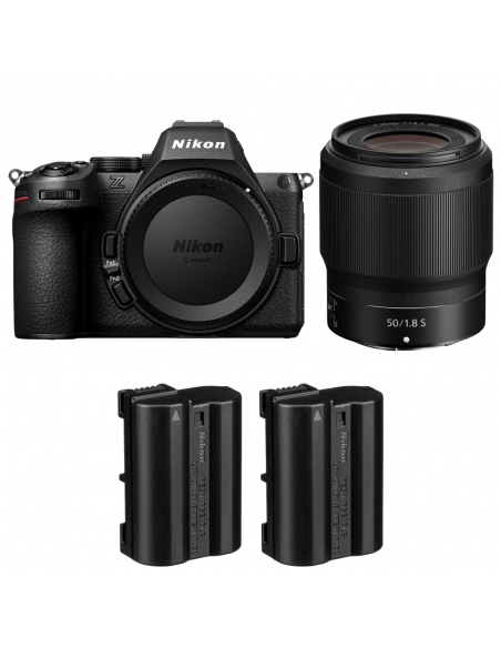 Nikon Z5 II + 50mm f/1.8 S + 2 Nikon EN-EL15c|MCZ DIRECT