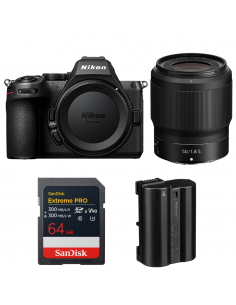 Nikon Z5 II + 50mm f/1.8 S + 1 SanDisk 64GB Extreme PRO UHS-II SDXC + Nikon EN-EL15c