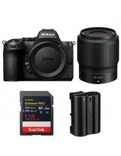 Nikon Z5 II + 50mm f/1.8 S + 1 SanDisk 128GB Extreme PRO UHS-II SDXC + Nikon EN-EL15c