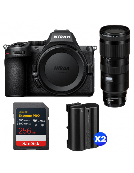 Nikon Z5 II + 70-200mm f/2.8 VR S + 1 SanDisk 256GB Extreme PRO UHS-II SDXC + 2 Nikon EN-EL15c|MCZ DIRECT