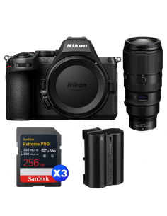 Nikon Z5 II + 100-400mm f/4.5-5.6 VR S + 3 SanDisk 256GB Extreme PRO UHS-II SDXC + Nikon EN-EL15c