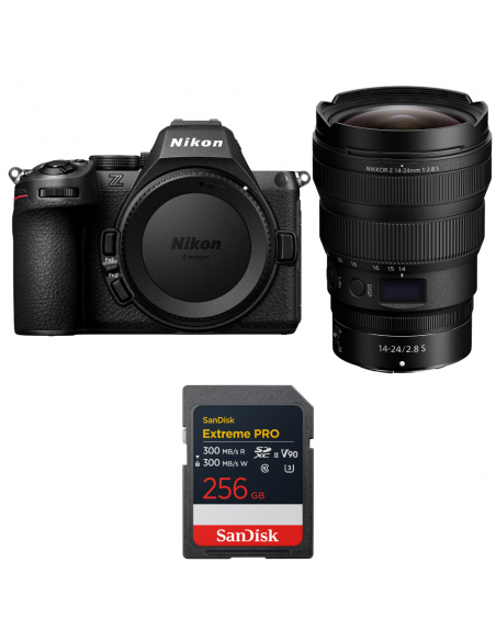 Nikon Z5 II + 14-24mm f/2.8 S + 1 SanDisk 256GB Extreme PRO UHS-II SDXC|MCZ DIRECT